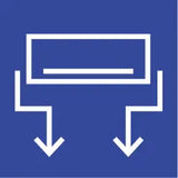 Beidseitiger Kondensatablauf