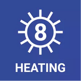 Heizmodus 8°C