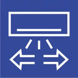 Horizontale Bewegung der Luftjalousie